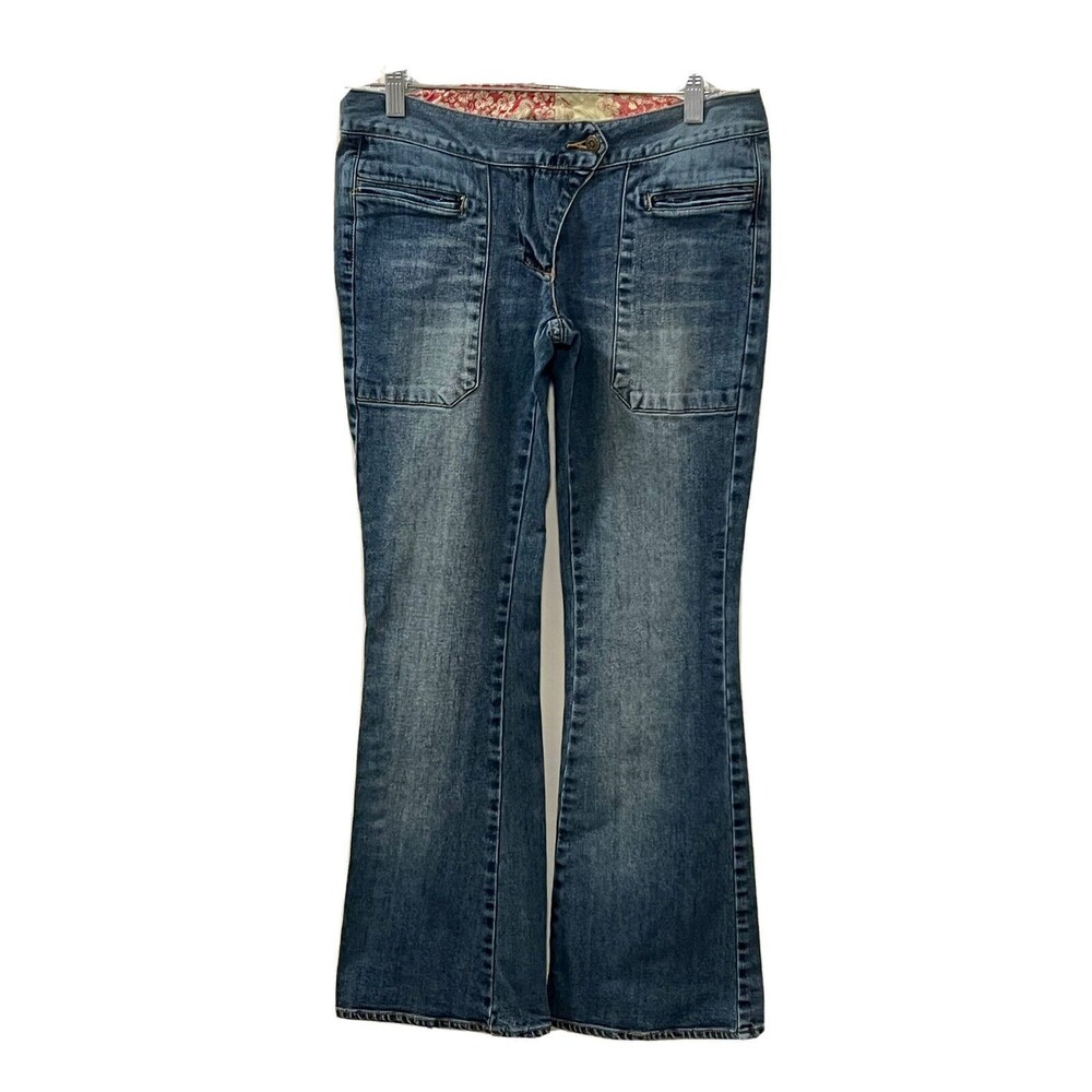 G-UNIT Womens Blue Flare Denim Jeans Medium Wash Blue Jeans Size 5